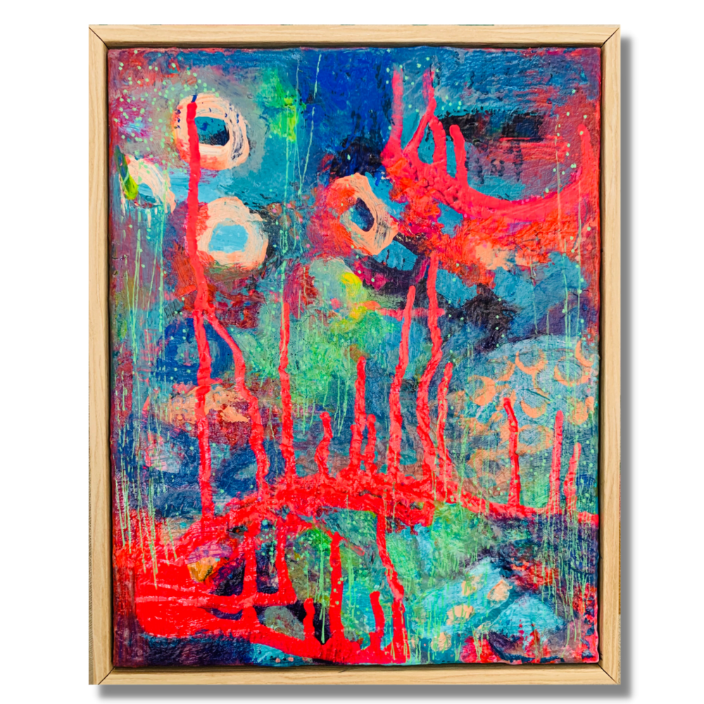 Neon Underwater Landscape