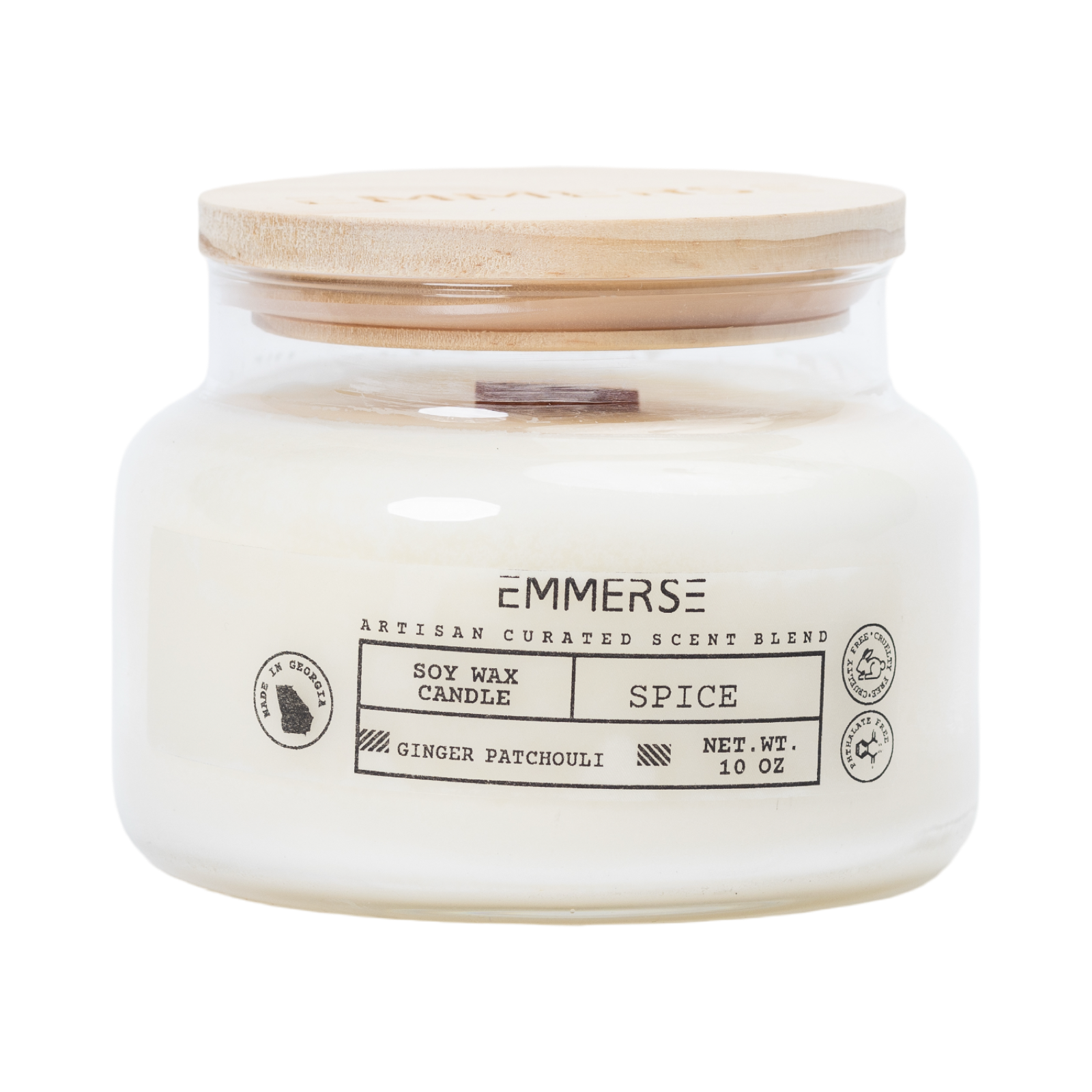 Spice Candle: Earthy Ginger Patchouli