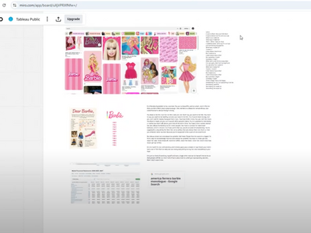 Viz in Process - Dear Barbie - Step 2 - Miro