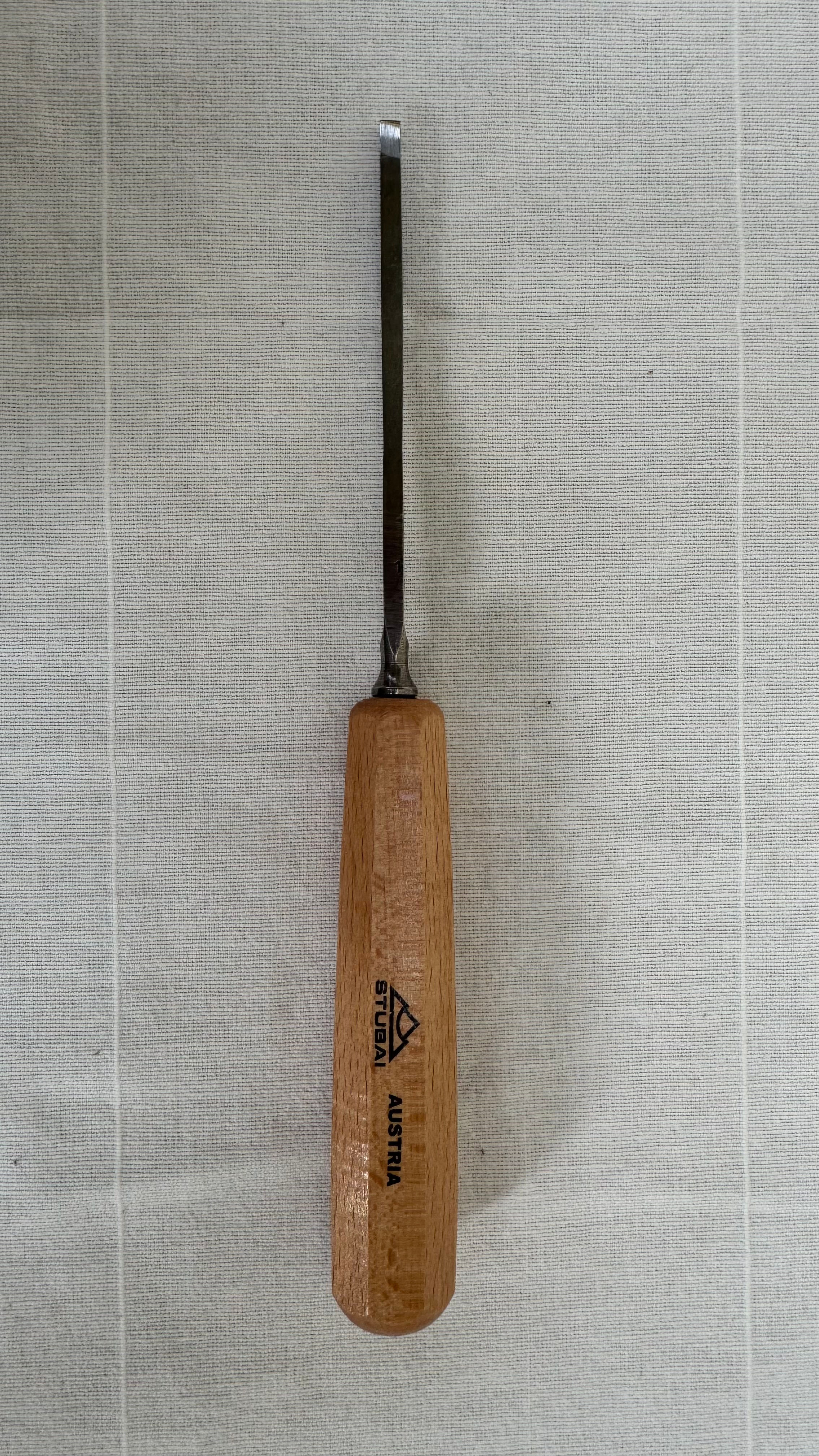 Schnitzeisen Form 1, 4 mm, gerades Balleisen