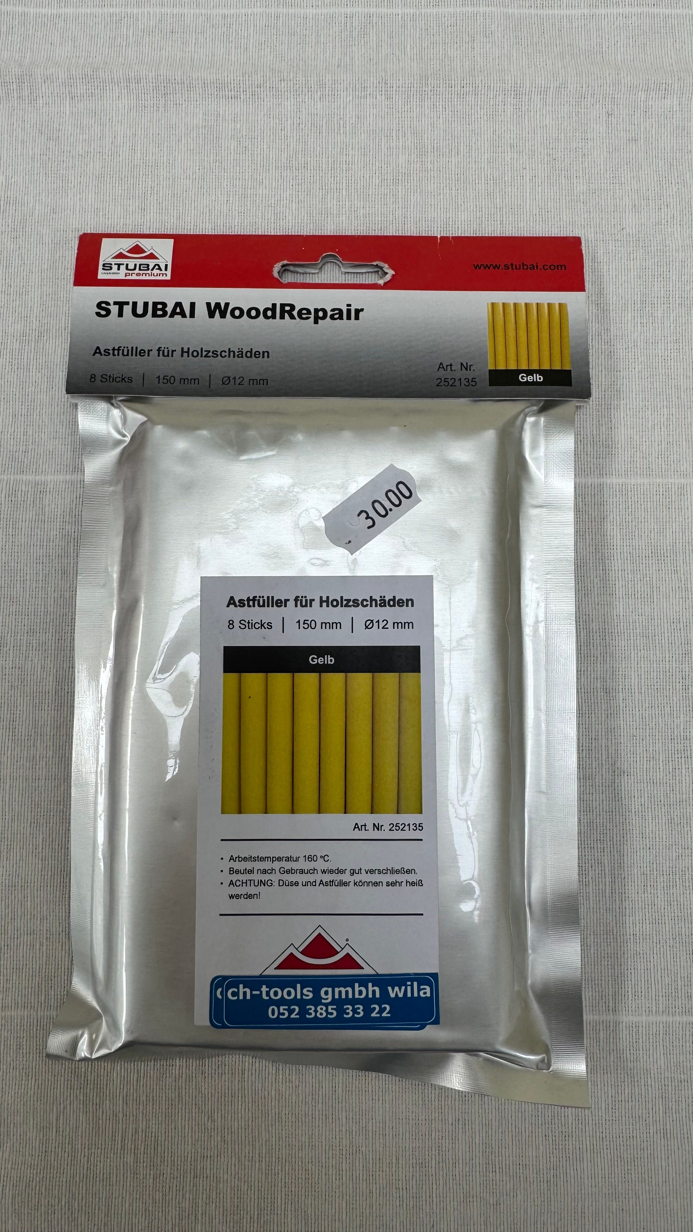 WoodRepair Astfüller Gelb