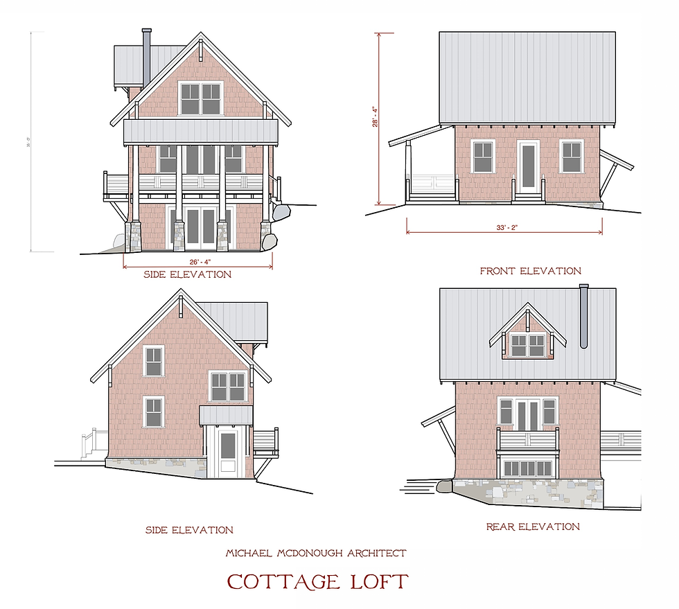 Cottage Loft Elevations 2