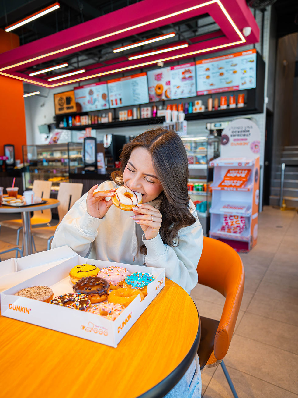Estrategia audiovisual integral para Dunkin’ Donuts Guatemala.