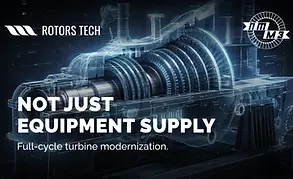 Full-cycle steam turbine modernization - not just equipment supply