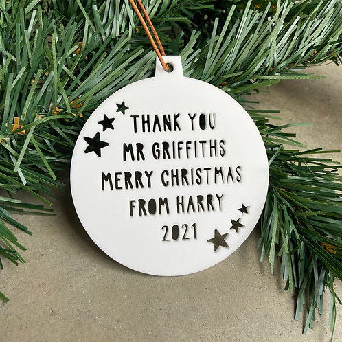 Thank You Bauble