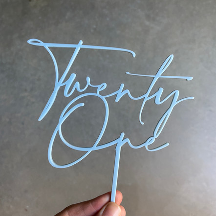 Predesigned Cake Topper