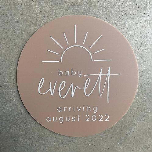 Pregnancy Announcement