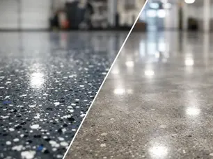 epoxy vs polished concrete garage floor San Antonio Texas