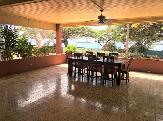 The porch at vacation home The Merry Milestone in Aruba