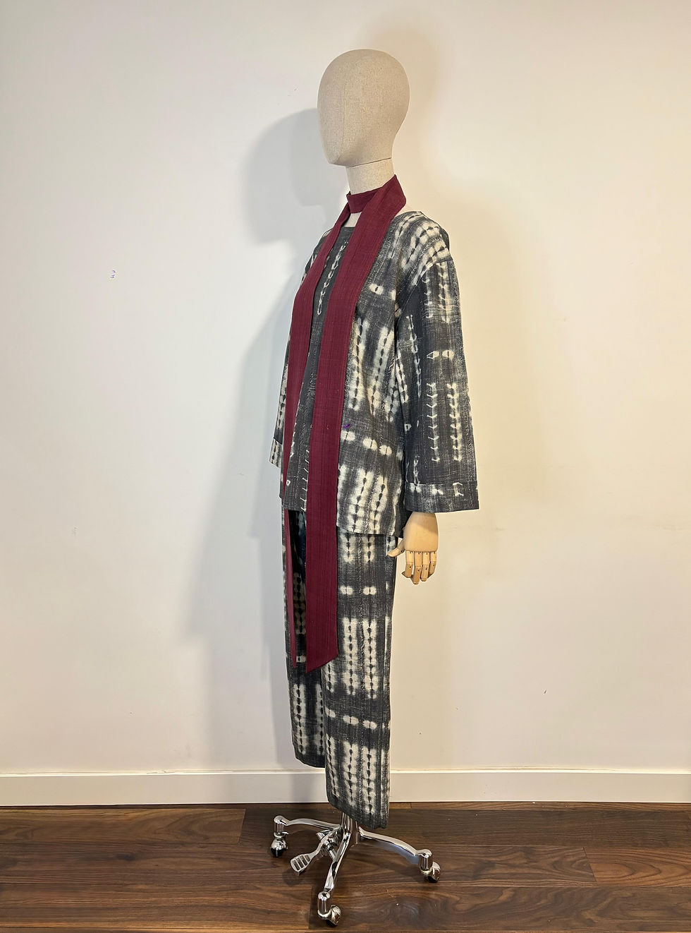 Miniatura: Conjunto pantalón tie dye gris