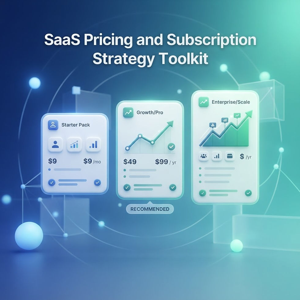 SaaS Pricing & Subscription Strategy Toolkit