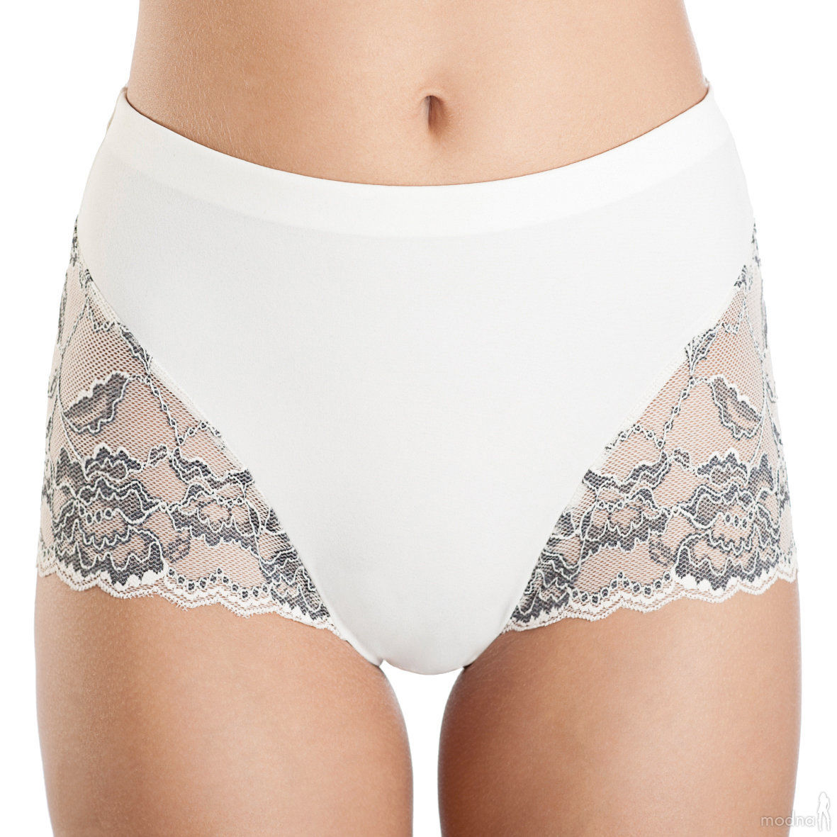 567536 Трусы слип высокая талия