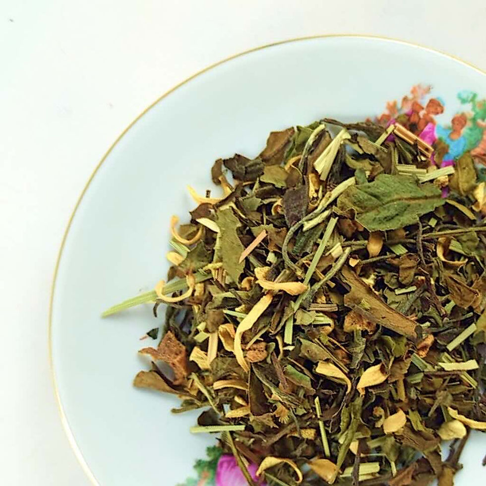 té blanco Al-Andalus Pai Mu Tan con naranja