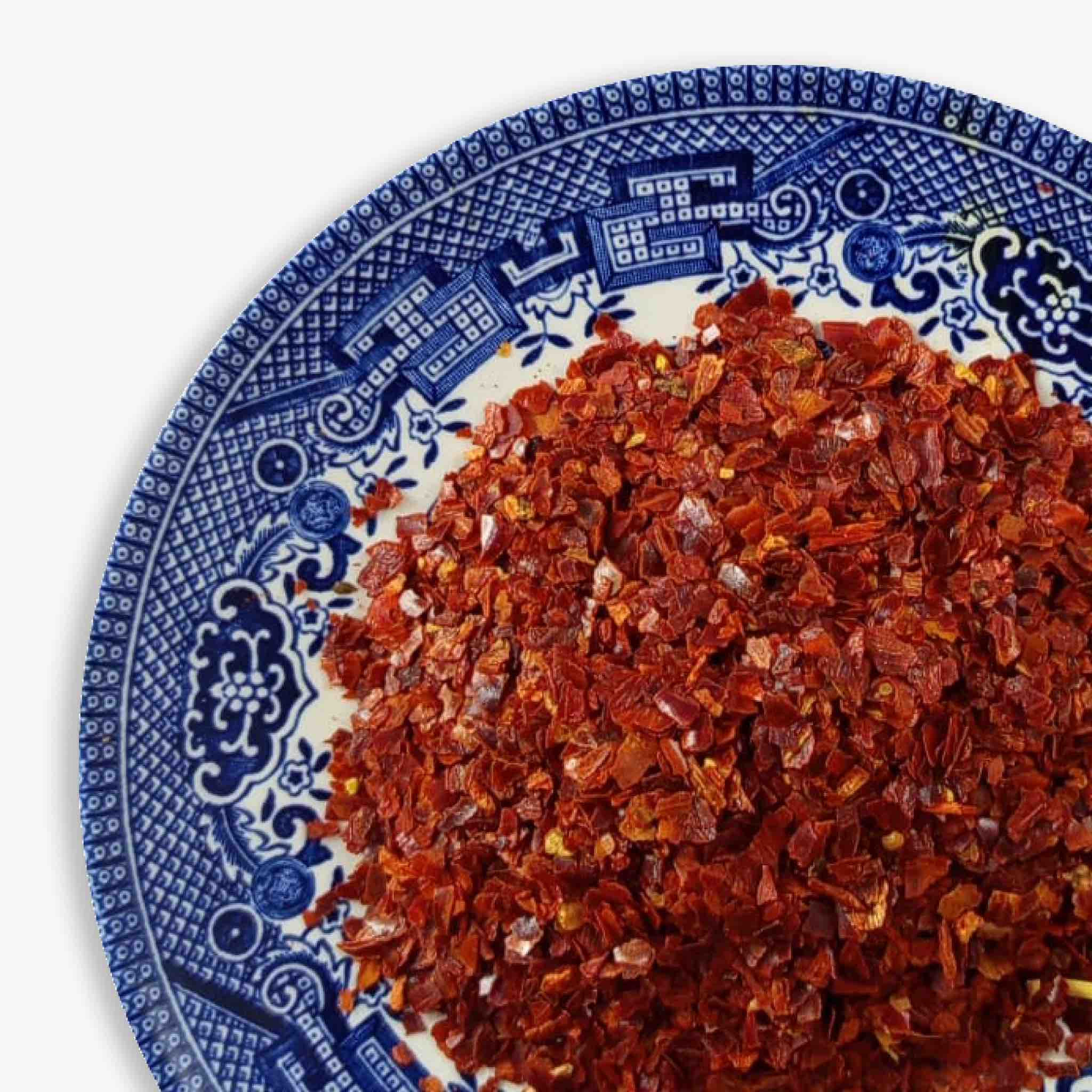 Escamas de pimentón ahumado picante de la Vera