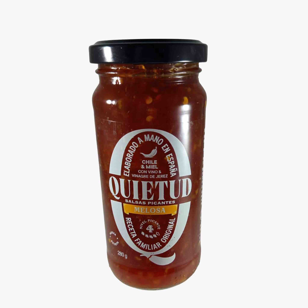 salsa picante Quietud Melosa chile y miel