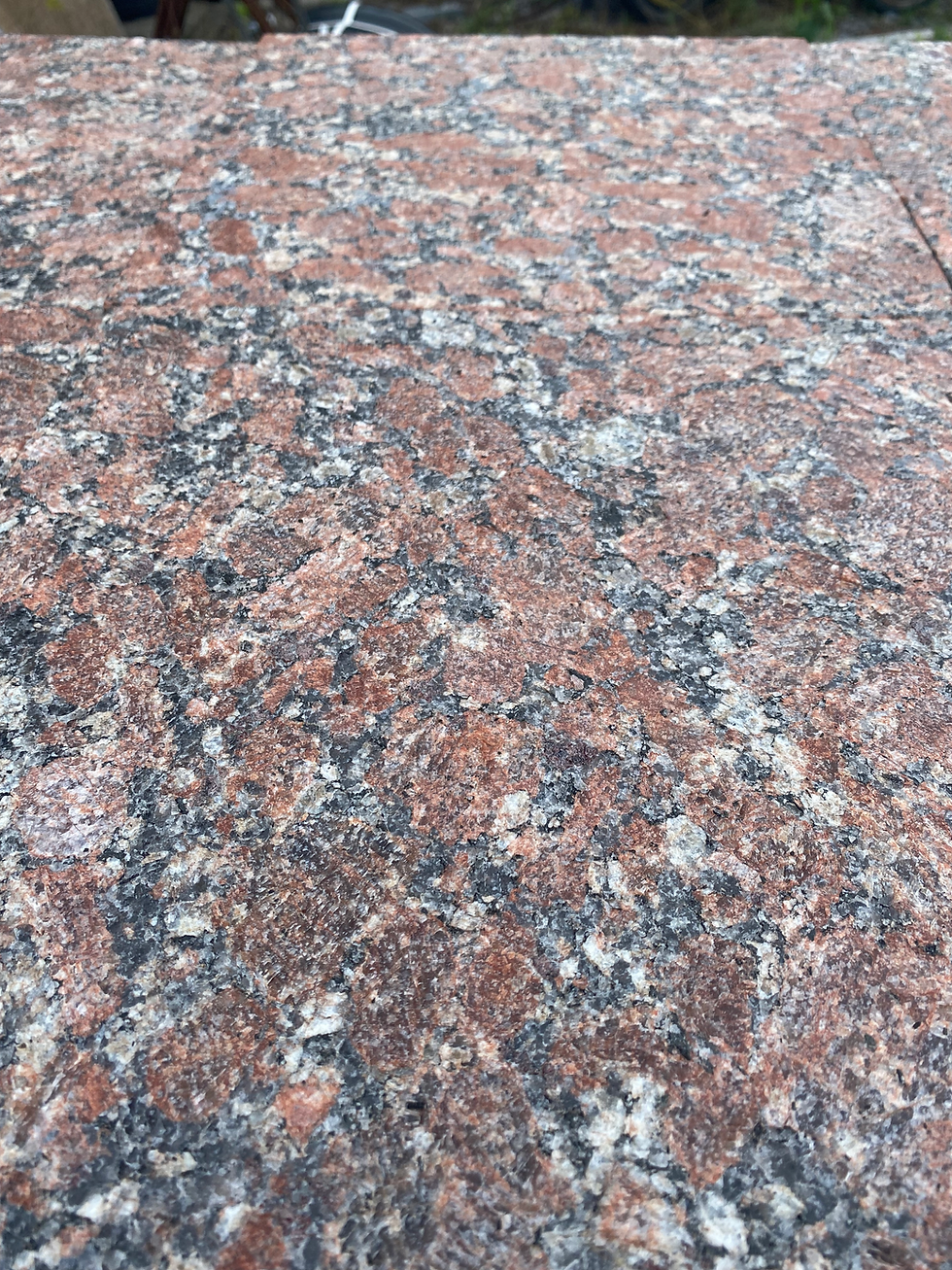 Thumbnail: Kapustinska granite tiles - Rosso Santiago