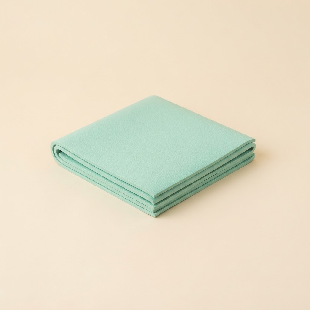 Foldable Thickened TPE Yoga Mat with Non-Slip Grip