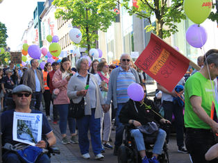 Kleve,Behinderte,Demo
