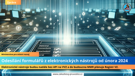 Odesílání formulářů z elektronických nástrojů od února 2024