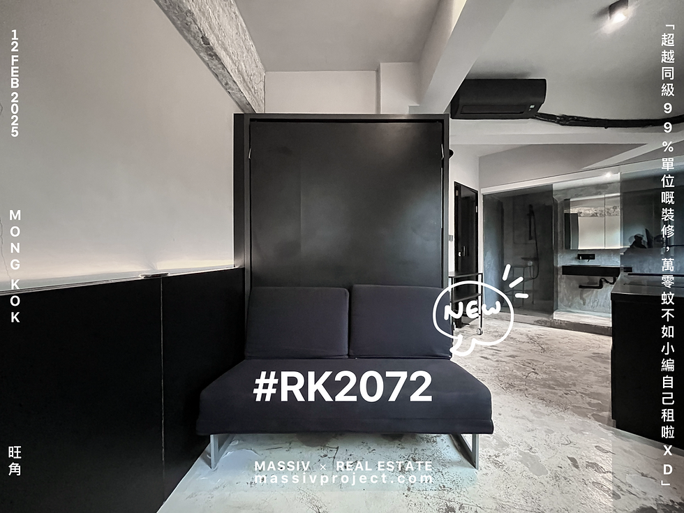 縮圖：旺角 極罕有工業風 開放式