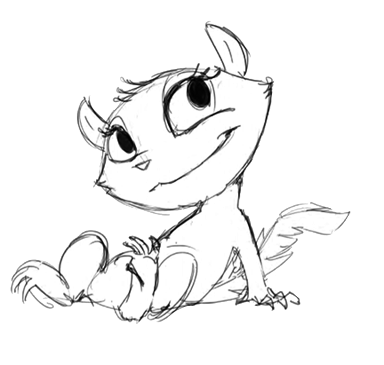 Oinya, an adorable animated squirrel