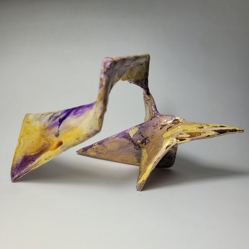 Calder Violet et Jaune