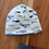Miniaturbild: Newborn-Geschenkset-lange-Pumphose-Dreieckstuch-Beanie--weiss-mit-blauen-Walen-Gr-50-56