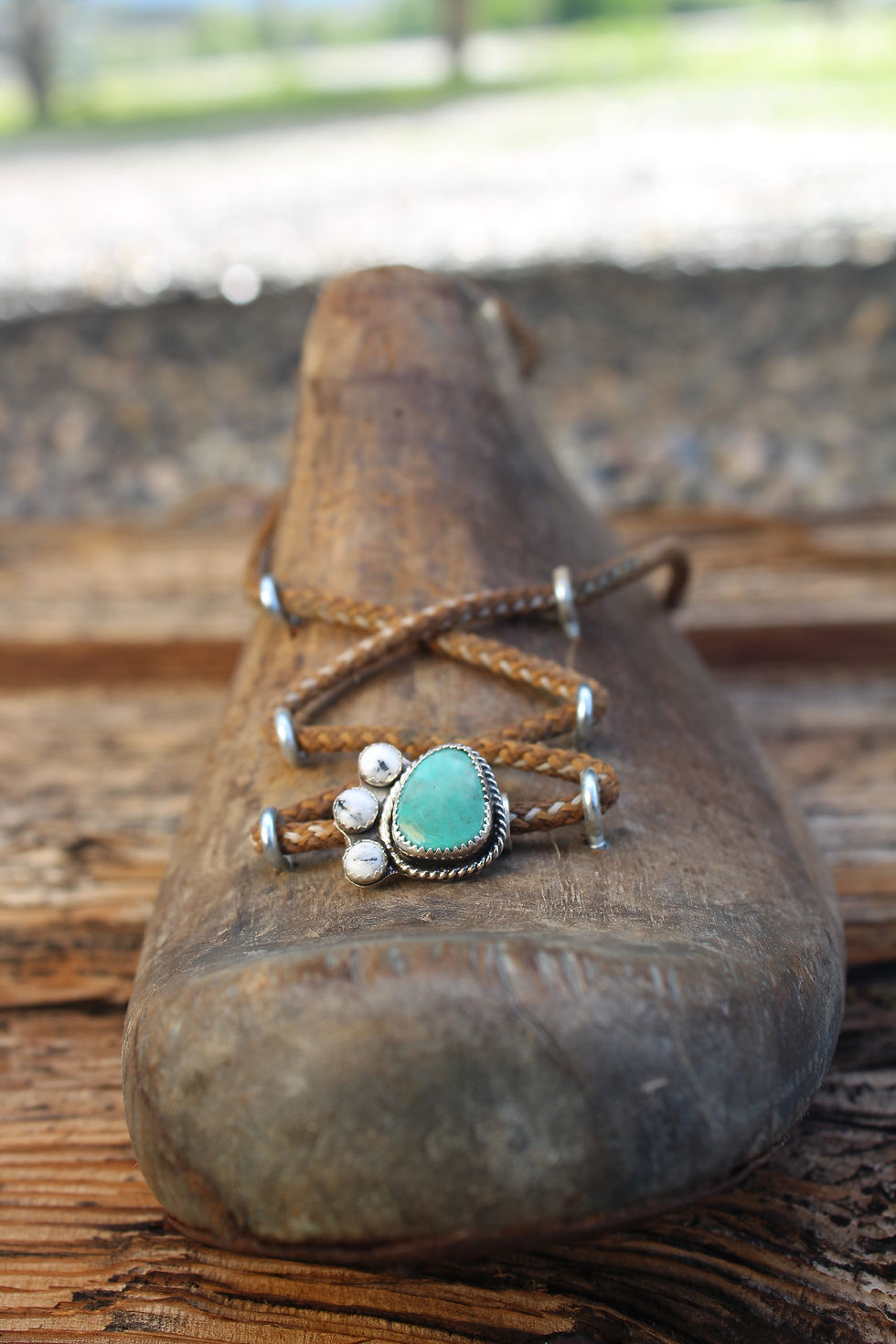 Thumbnail: Lacers No. 2 - Turquoise & White Buffalo