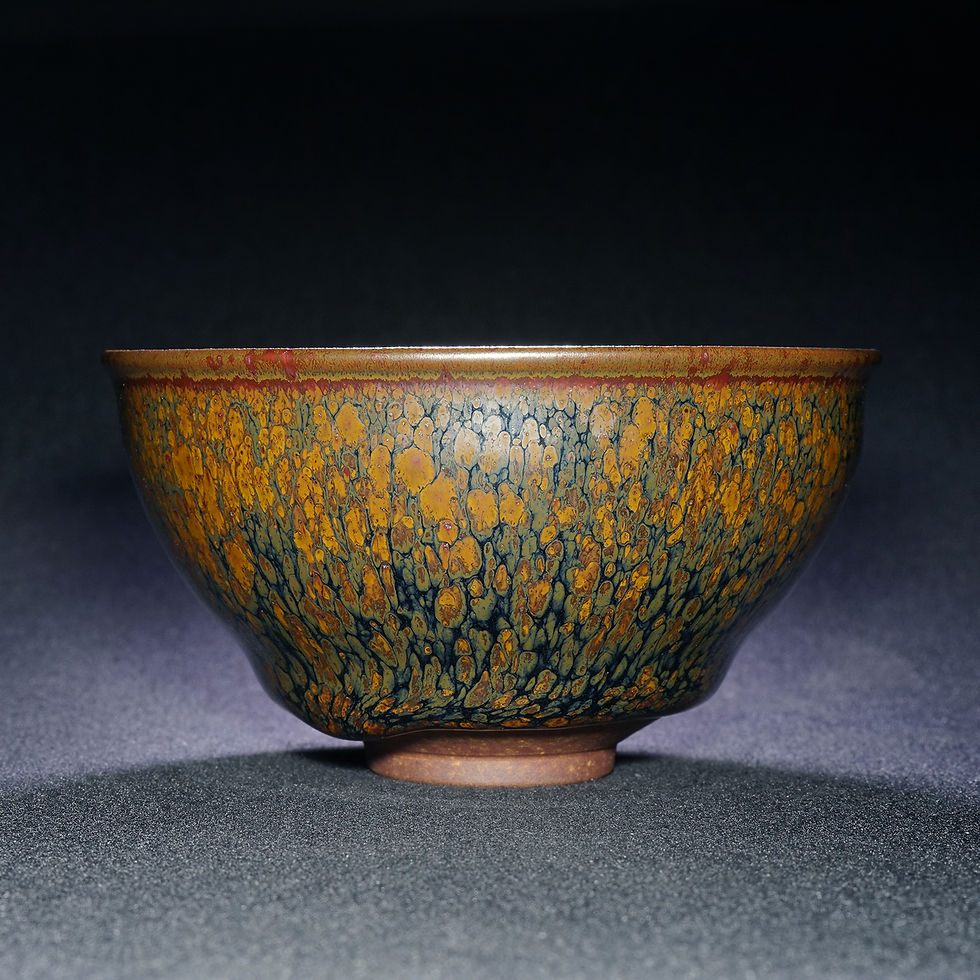 直接お渡し】絢爛豪華 花口壺 57羽鶴絵 大型142㎝