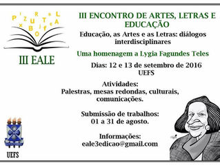 Lygia Fagundes Telles será escritora homenageada no III EALE