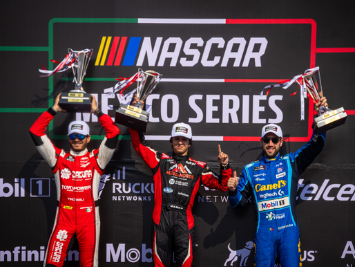 Helio Meza de Alessandros ganó LA POBLANA 75 de NASCAR MÉXICO, en un final cardíaco