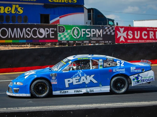 Gustavo Barrales, dio Top10 de NASCAR Challenge a la afición potosina
