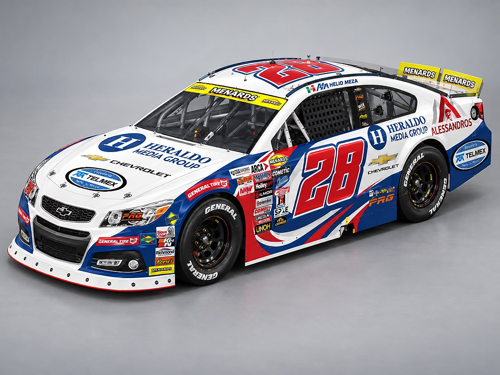 Helio Meza debutará este fin de semana en ARCA Menard Series