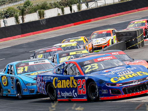 Inicia Max Gutiérrez con podio los playoffs de NASCAR México