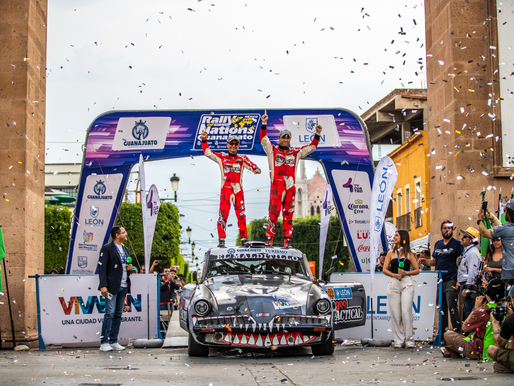 Cordero y Hernández conquistan el Rally de las Naciones 2025 en León, Guanajuato