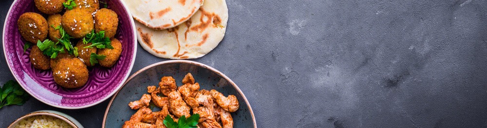 Arranged Food and Objects