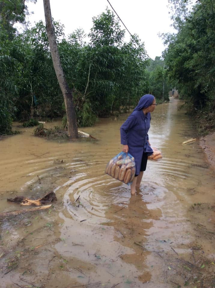 Le dévouement des Soeurs lors des inondations