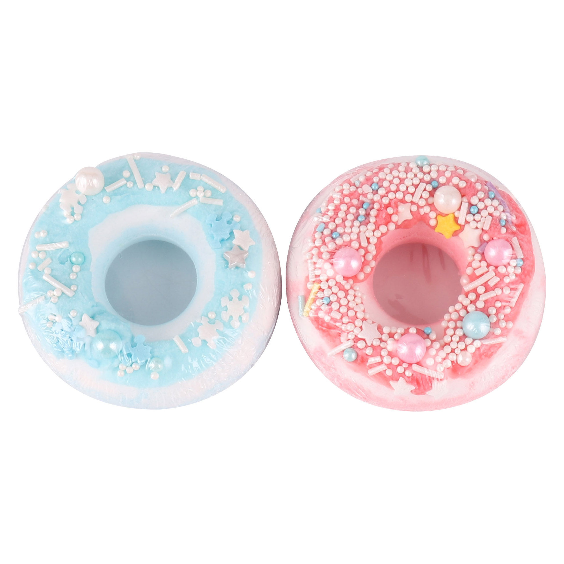 Candy Doughnut Bath salt balls (with cream)
