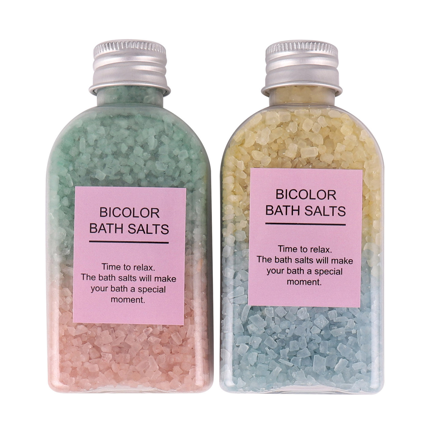 Bath salt bottle