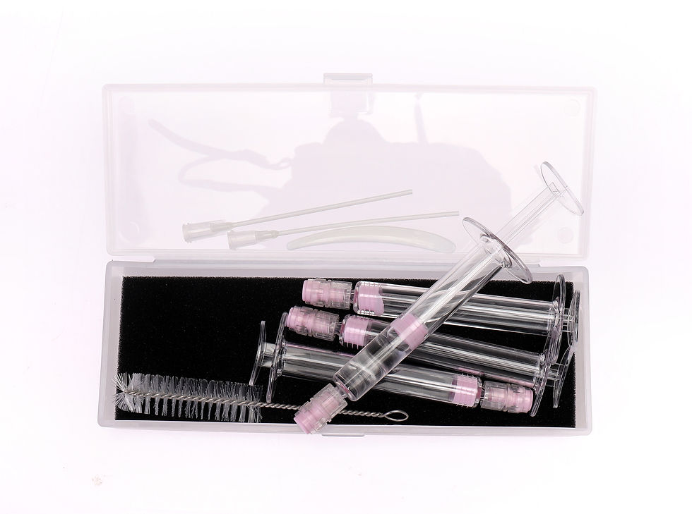 4pcs PETG needle tubing travel kit