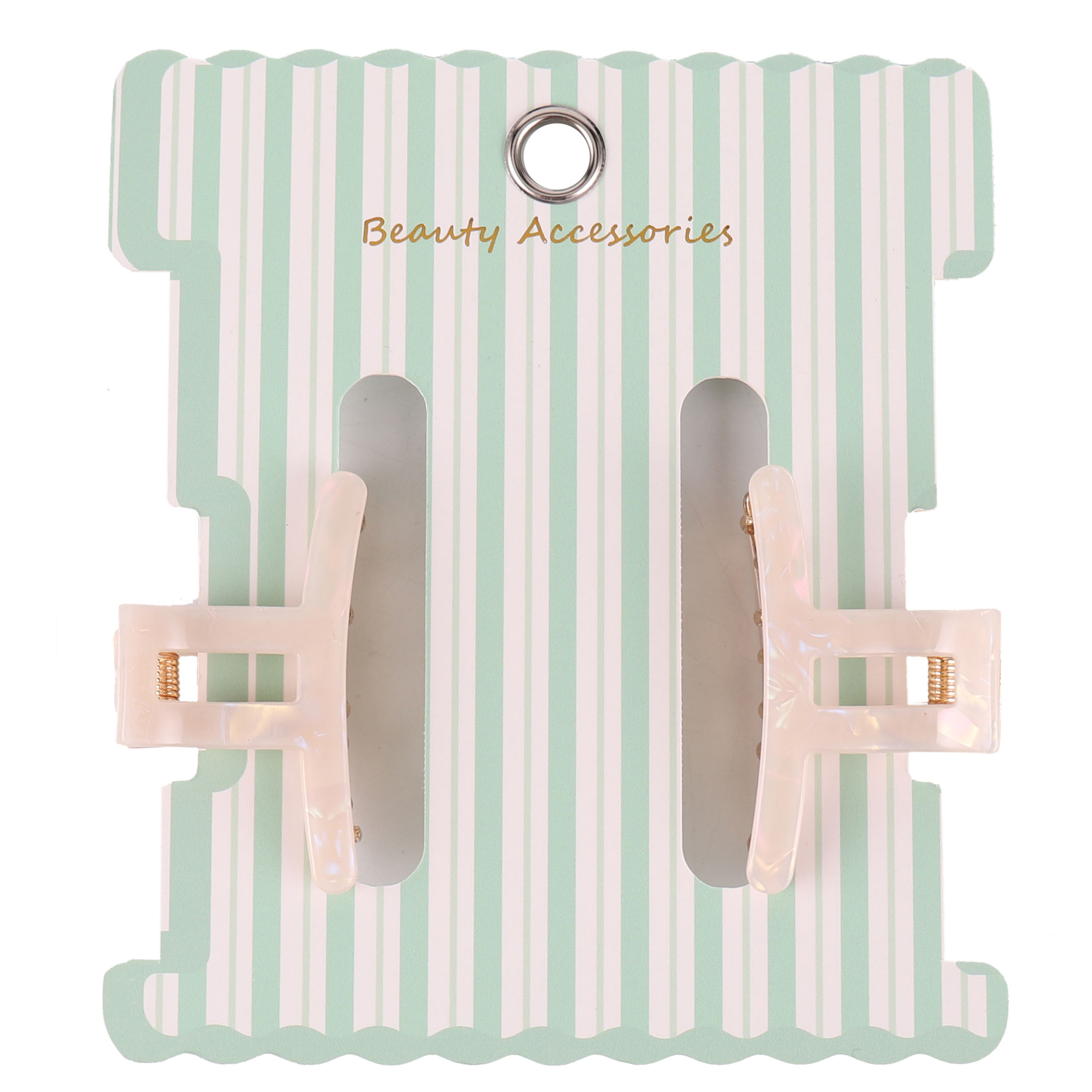 Set of 2 PVC hair clips