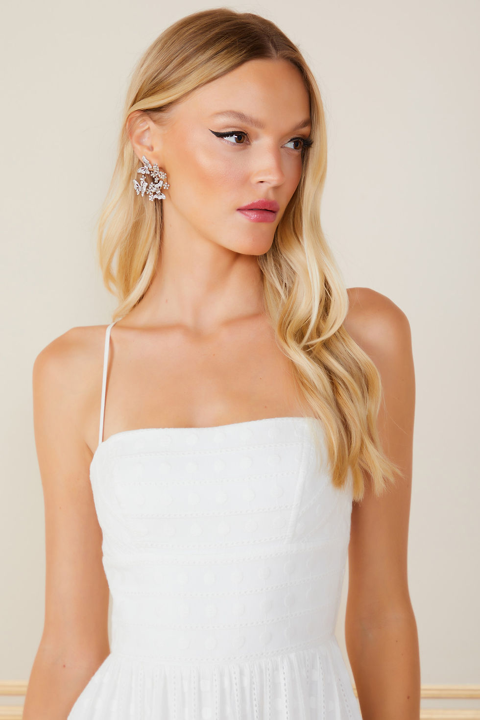 Miniatura: Vestido midi Dakota branco Fabulous Agilita
