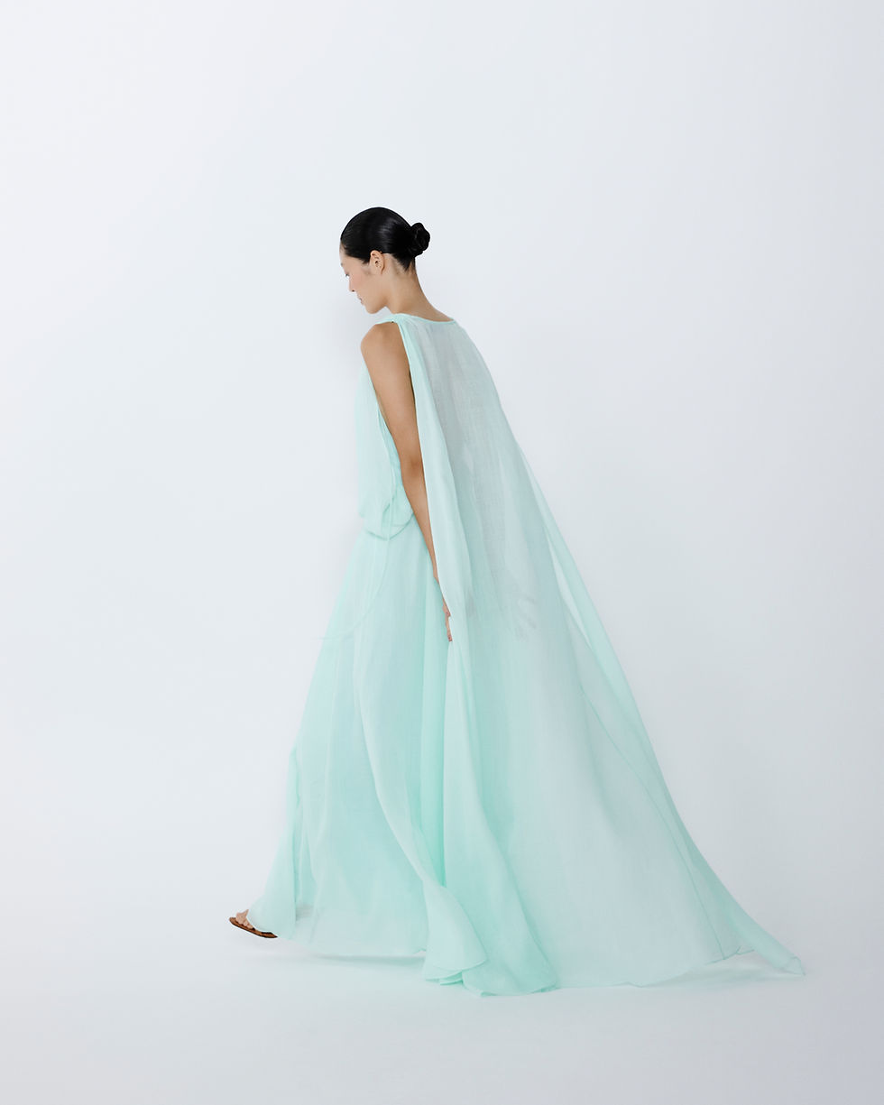 Miniatura: Vestido capa organdy  - Essenciale