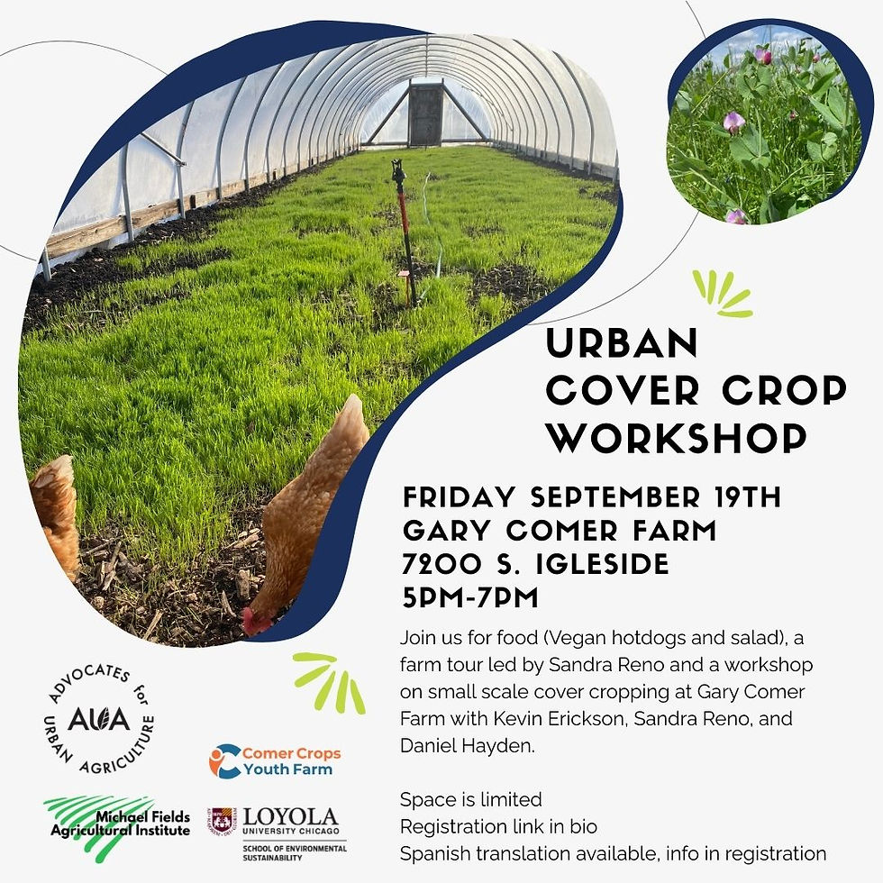 Urban/Small Scale Cover Cropping