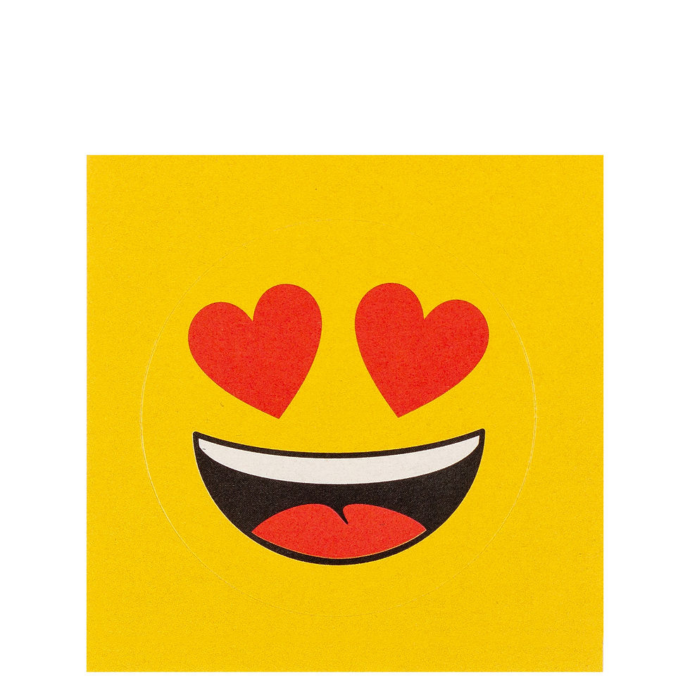 Miniaturbild: Sticker „Emoji Love“