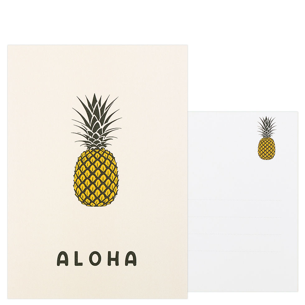 Miniaturbild: Postkarte „Aloha Creme“