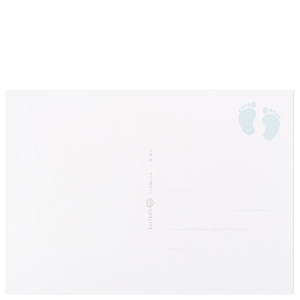 Miniaturbild: Postkarte „Hey Baby Mint“