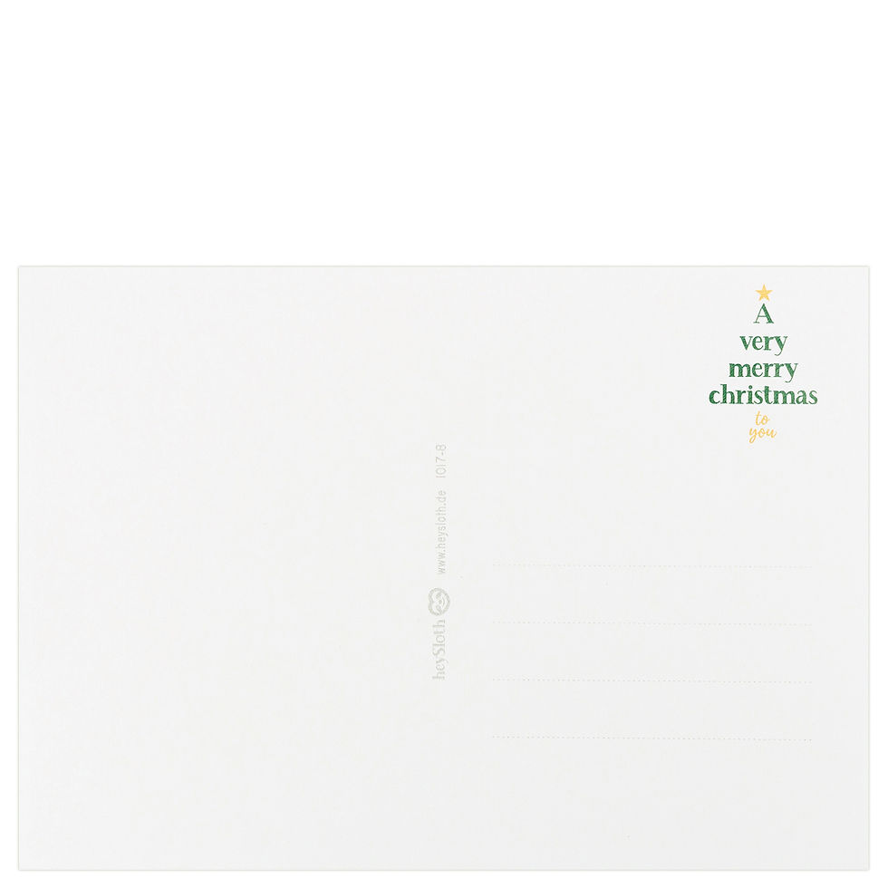 Miniaturbild: Postkarte „Merry Christmas Baum grün“