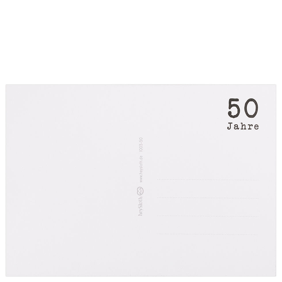 Miniaturbild: Postkarte „Zeitlupe 50“