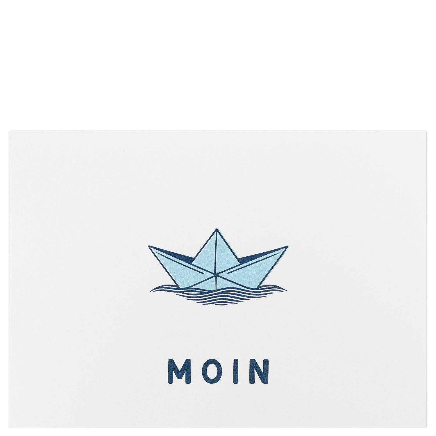 Postkarte „Moin Breeze“, DIN A6, 300 g/m², Vorderseite